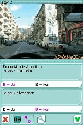 Rijexamen Training 2008 - Code de la Route 2008 (Europe) (Fr,Nl) screen shot game playing